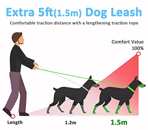 Dog Harness and Leash Set for Walking, Escape Proof Vest Harness with Soft Mesh, Adjustable Velcro, Reflective Strips for Kitten Cats and Puppy Dogs