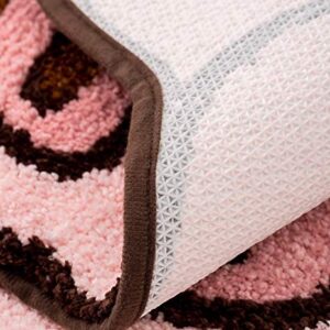 Pink Pig Design Cute Bathroom mat,Showroom Bathmat,Non-Slip Bath Rugs,Play Carpet Area Rug for Kids,Photography Props,Home Decor,Indoor mat (Sleeping Pig)