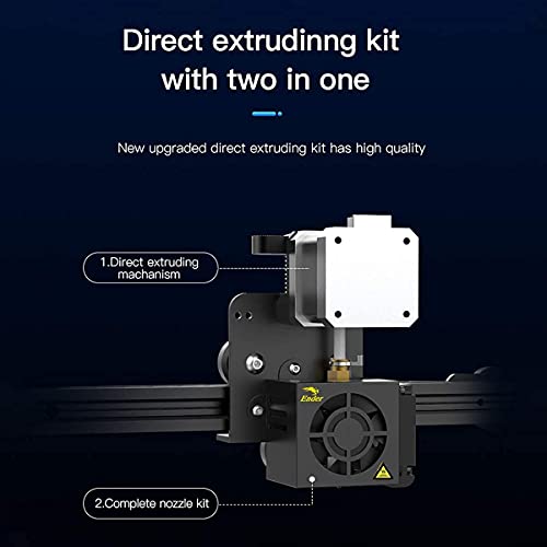 Official Creality Ender 3 Direct Drive Extruder Kit, Comes with 42-40 Stepper Motor Hotend Kit, Support Flexible TPU Filament, BL Touch, Compatible with Ender 3 Pro/Ender 3 V2