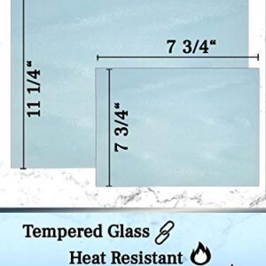 Custom & Personalized Glass Cutting Board, Several Customization Options ; Sublimation Picture, Text, Name, Photo Possibilities (8`x 11`inc)