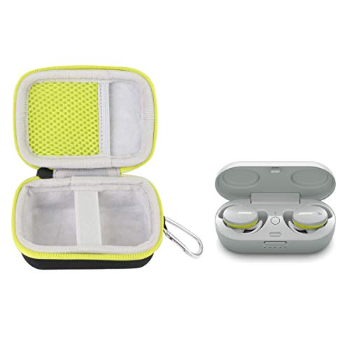 Aenllosi Hard Storage Case Replacement for Bose Sport Earbuds 2020 (Inside White)