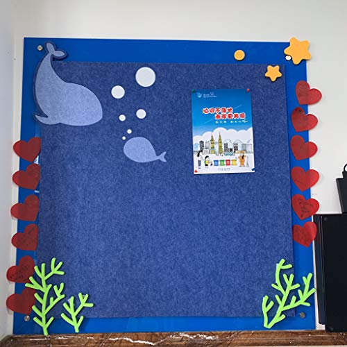 Creative Dolphin Wall Stickers, Children's Room Felt Photo Wall, Kindergarten Works Cork Board Display Board