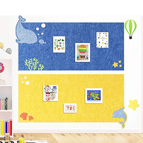 Creative Dolphin Wall Stickers, Children's Room Felt Photo Wall, Kindergarten Works Cork Board Display Board