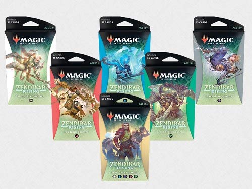 MTG Magic The Gathering Zendikar Rising All Six Jumbo Theme Boosters Packs!