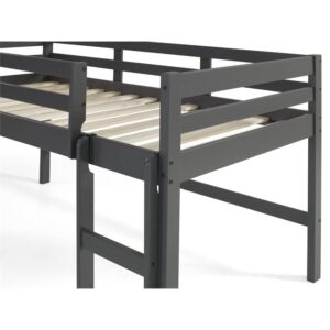 Acme Furniture Lara Loft, Twin, Gray