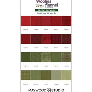 Bonnie Sullivan Woolies Flannel Holiday Warmth Charm Pack 42 5-inch Squares Maywood Studio