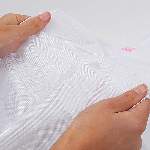 Qianchengda Trading Co., Ltd. Mesh Laundry Bags for Washing Machines, Clothing Wash Bags with Zips, Travel Storage Clothes Laundry Bags for Delicates, Bra, Underwear, Blouse, Stocking, 8 Pack