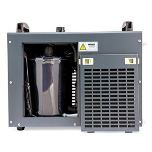 OMTech 6L Industrial Water Chiller 0.9hp 2.6gpm Water Cooling System CW-5200 Water Cooler for 60W 70W 80W 90W 100W 120W 130W 150W CO2 Laser Engraving & Cutting Machines, Cools 5200 BTU/Hour