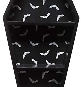 Sourpuss Bat Print Coffin Shelf