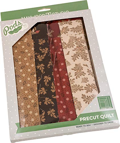 Maywood Studio Ruby Corner Cabin Quilt Pod Kit by Bonnie Sullivan POD-MAS08-RUB