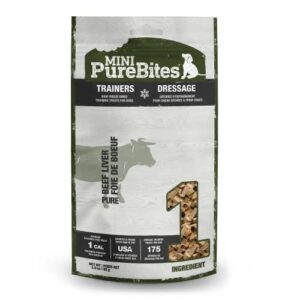 mini-purebites freeze dried beef dog treats | only 1 ingredient | 85g