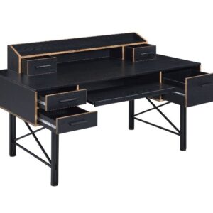 Acme Furniture Safea Writing Desk, Black