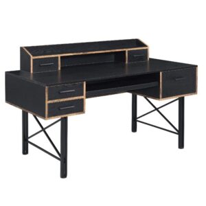 Acme Furniture Safea Writing Desk, Black