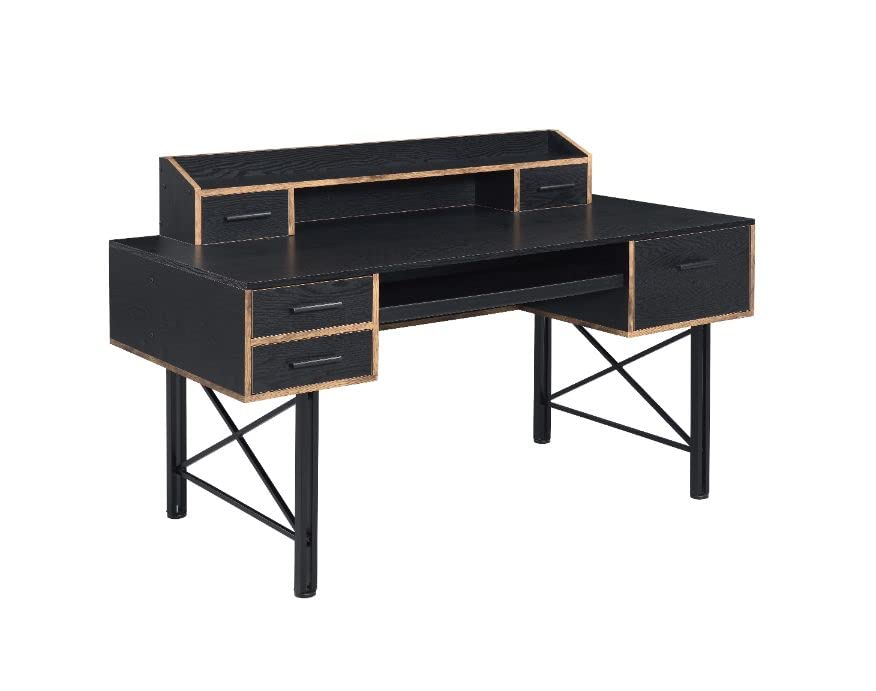 Acme Furniture Safea Writing Desk, Black