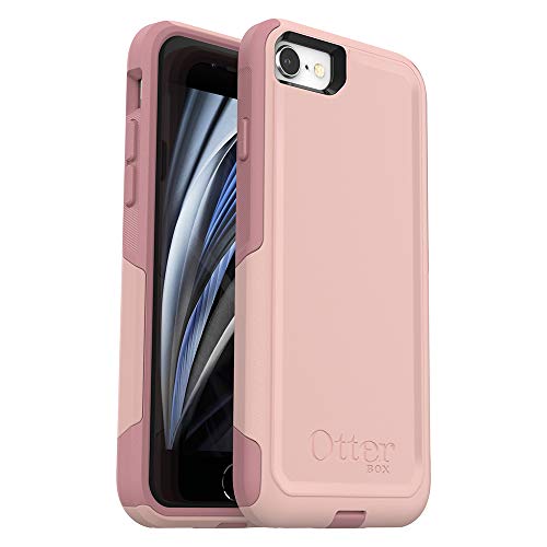 OtterBox iPhone SE 3rd & 2nd Gen, iPhone 8 & iPhone 7 (not compatible with Plus sized models) Commuter Series Case - BALLET WAY (PINK SALT/BLUSH), slim & tough, pocket-friendly, with port protection