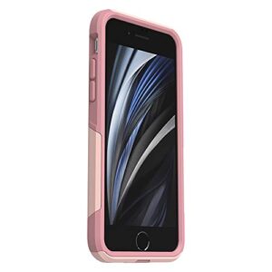 OtterBox iPhone SE 3rd & 2nd Gen, iPhone 8 & iPhone 7 (not compatible with Plus sized models) Commuter Series Case - BALLET WAY (PINK SALT/BLUSH), slim & tough, pocket-friendly, with port protection