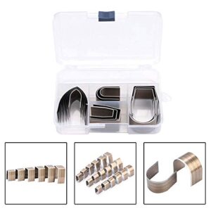 Leather Punch Tools, Leather Hole Punch, 18Pcs Universal DIY Leather Craft Embossing Punch Set Kit for Leather Craft Professionals or Amateurs, Alloy Steel