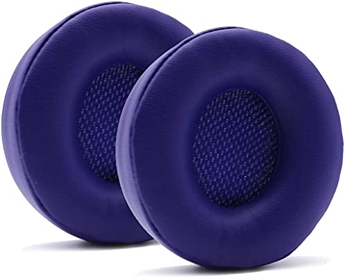 Adhiper Replacement Earpads Solo pro Replacement Ear Pads Ear Cushion is Compatible with Solo pro Headphones (Dark-Blue)