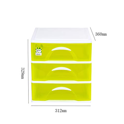 File cabinets Storage Box Office Desk Stationery Small Multi-Layer Drawer Plastic (Size : 329mm*360mm*312mm)