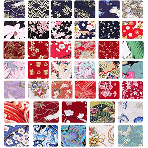 Roll Up Cotton Fabric Quilting Strips, Fabric Jelly Rolls, Cotton Craft Fabric Bundle, Patchwork Craft Cotton Quilting Fabric for Crafting, Patchwork Fabric Sets with Different Patterns