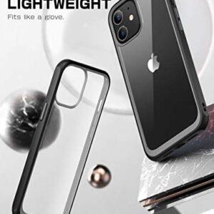 SupCase Unicorn Beetle Style Series Case Designed for iPhone 12 (2020) / iPhone 12 Pro (2020) 6.1 Inch, Premium Hybrid Protective Clear Case (Black)