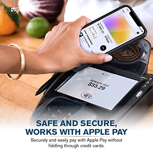 VENA vCommute Wallet Case Compatible with Apple iPhone 12 / iPhone 12 Pro (6.1"-inch), (Military Grade Drop Protection) Flip Leather Cover Card Slot Holder with Kickstand - Space Gray