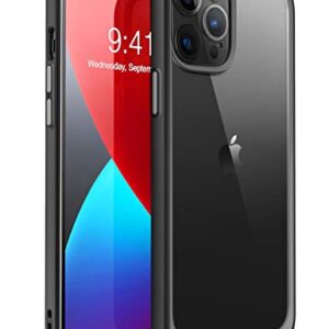 SupCase Unicorn Beetle Style Series Case Designed for iPhone 12 Pro Max (2020 Release) 6.7 Inch, Premium Hybrid Protective Clear Case (Black)