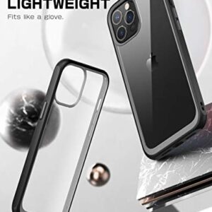 SupCase Unicorn Beetle Style Series Case Designed for iPhone 12 Pro Max (2020 Release) 6.7 Inch, Premium Hybrid Protective Clear Case (Black)