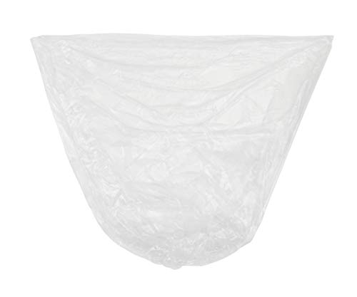 AmazonCommercial 10 Gallon Trash Bags 24" x 24" - 6 Micron Natural Clear High Density Commercial Garbage Bags - 200 count