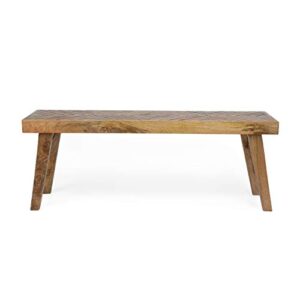 christopher knight home bench, natural