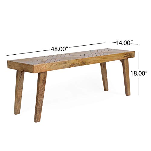 Christopher Knight Home Bench, Natural