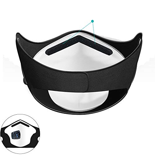 Personal Smart Electric Air Face Mask,Reusable Wearable Air Purifiers Mask,With Fan for Air Supply, Used for Cycling,Running, Weeding, Outdoor Sports