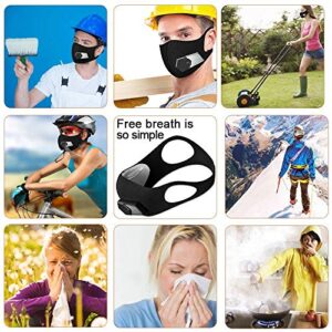 Personal Smart Electric Air Face Mask,Reusable Wearable Air Purifiers Mask,With Fan for Air Supply, Used for Cycling,Running, Weeding, Outdoor Sports