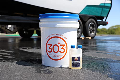 303 Salt Neutralizing Wash Boost – Add to Wash Mix for Salt Removal, Protects Against Rust and Corrosion, Breaks Down Salt, Safe for Use on Vehicles and Boats, 8oz (30592)