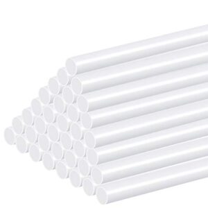 hoveox 30 pieces plastic cake dowel rods cake dowels straws cake stacking dowels for tiered cake construction and stacking