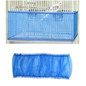 bird cage seed catcher, reusable birdcage cover, large size universal parrot cage skirt ventilated nylon bird cage cover shell seed pet products