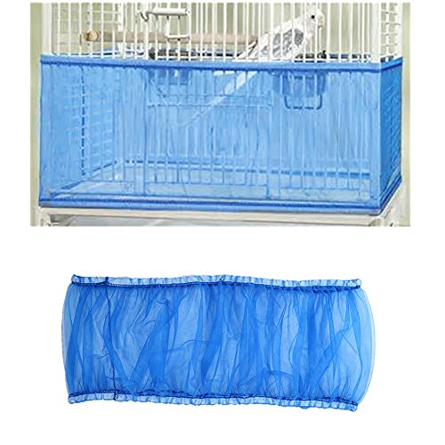 Bird Cage Seed Catcher, Reusable Birdcage Cover, Large Size Universal Parrot Cage Skirt Ventilated Nylon Bird Cage Cover Shell Seed Pet Products