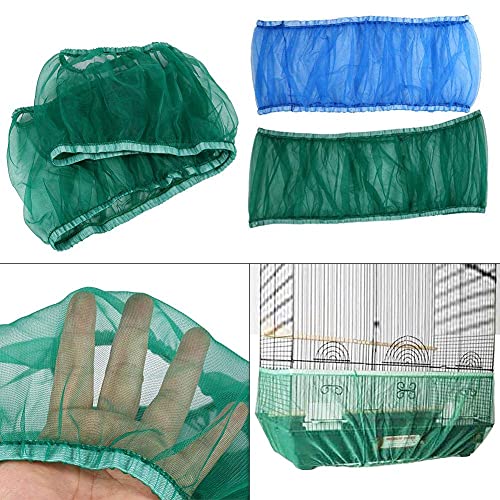 Bird Cage Seed Catcher, Reusable Birdcage Cover, Large Size Universal Parrot Cage Skirt Ventilated Nylon Bird Cage Cover Shell Seed Pet Products