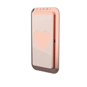 HANDL New York HANDLstick Rose Gold Heart Grip and Stand for Smartphone