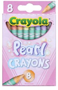 crayola pearl crayons 8 count