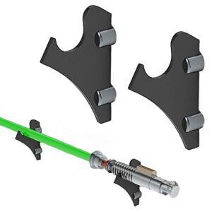 Lixada Light Saber Wall Mount, Wall Rack Wall Holder, Sword Stand Saber Hanger, Bracket Horizontal Wall Rack