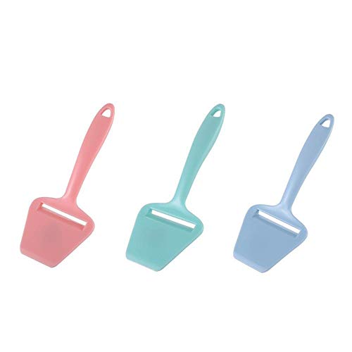 Portable Multi-Purpose Cheese Shovel Slicer for Cake Pizza Butter Baking Cooking Tool New Chocolate Pizza Shovel Cooking Tools DUOER (Color : Pink)