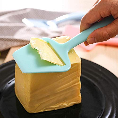 Portable Multi-Purpose Cheese Shovel Slicer for Cake Pizza Butter Baking Cooking Tool New Chocolate Pizza Shovel Cooking Tools DUOER (Color : Pink)