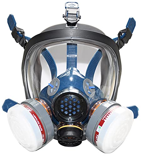 UOPASD Organic Vapor Respirator full face gas mask with Activated Carbon Air Filter