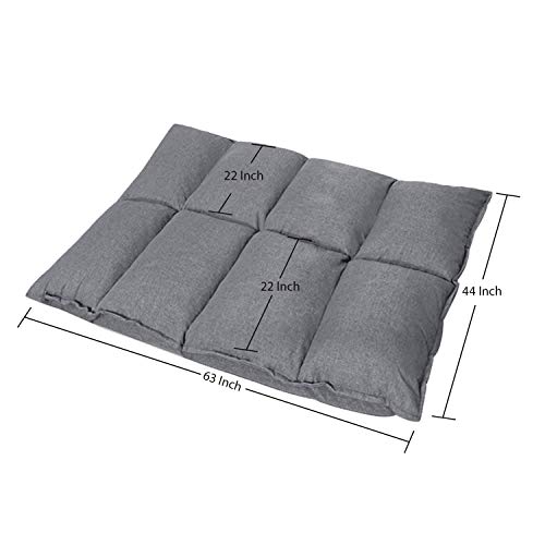 Jerry & Maggie - Lazy Sofa Cute Futons Sets Comfortable Adjustable Sofa TV Floor Couch Folding Sleeping Sofa Bed Entertainment | UTRA Grey