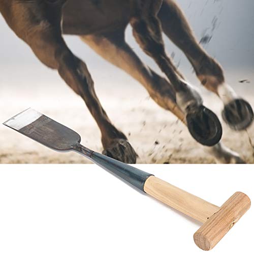 Horseshoe Shovel, Steel Firm Manganese Horseshoe Clip Shovel Trimming Hoof TShovel Durable for Horseshoe Livestock Clipping