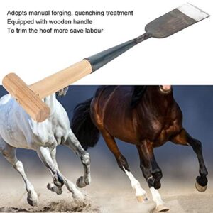 Horseshoe Shovel, Steel Firm Manganese Horseshoe Clip Shovel Trimming Hoof TShovel Durable for Horseshoe Livestock Clipping