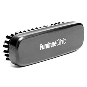 furniture clinic leather cleaning brush | for cleaning leather furniture, shoes, bags, & more | easy to use