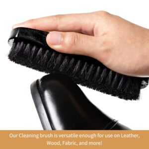 Furniture Clinic Leather Cleaning Brush | for Cleaning Leather Furniture, Shoes, Bags, & More | Easy to Use