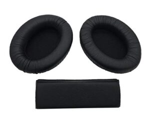 hd280 ear pads by avimabasics | premium replacement earpads cushions cover repair parts for sennheiser hd280, hd280-pro, hd281, hmd280, hmd281 headphones headset (earpads & headband kit)